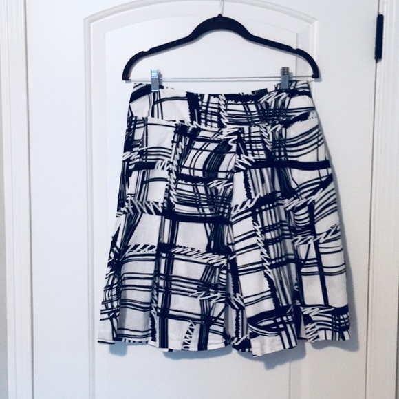 Sandro A-Line Graphic Print Skirt - Picture 3 of 7